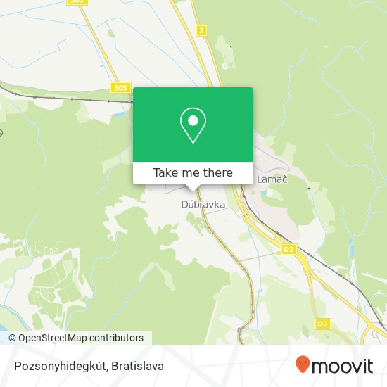 Pozsonyhidegkút map