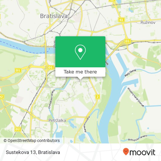 Sustekova 13 map