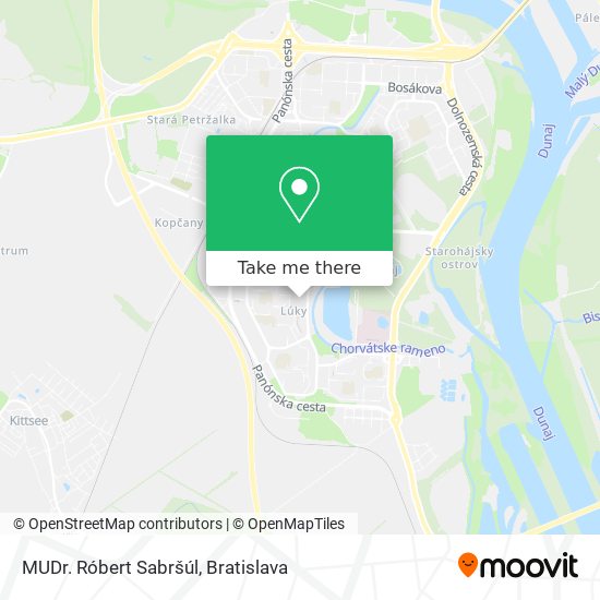 MUDr. Róbert Sabršúl map